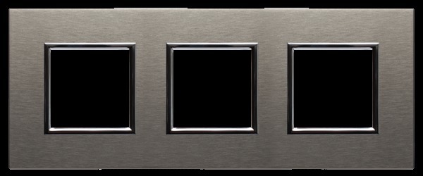 ramka DANTE 3-kr.inox
