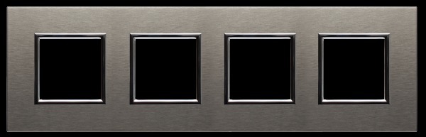 ramka DANTE 4-kr.inox