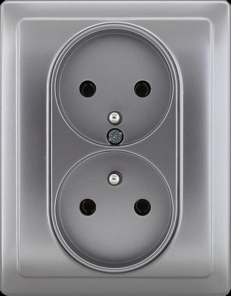 gniazdo DANTE podwójne z/u.komlet.inox