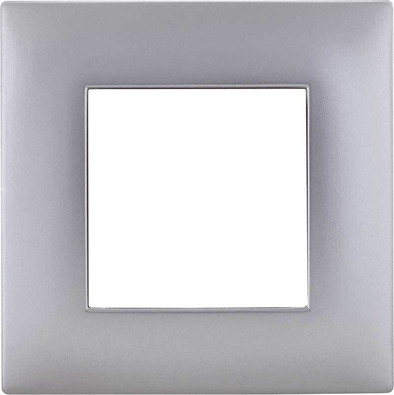 ramka DANTE 1-kr.inox (tworz.lakier.)