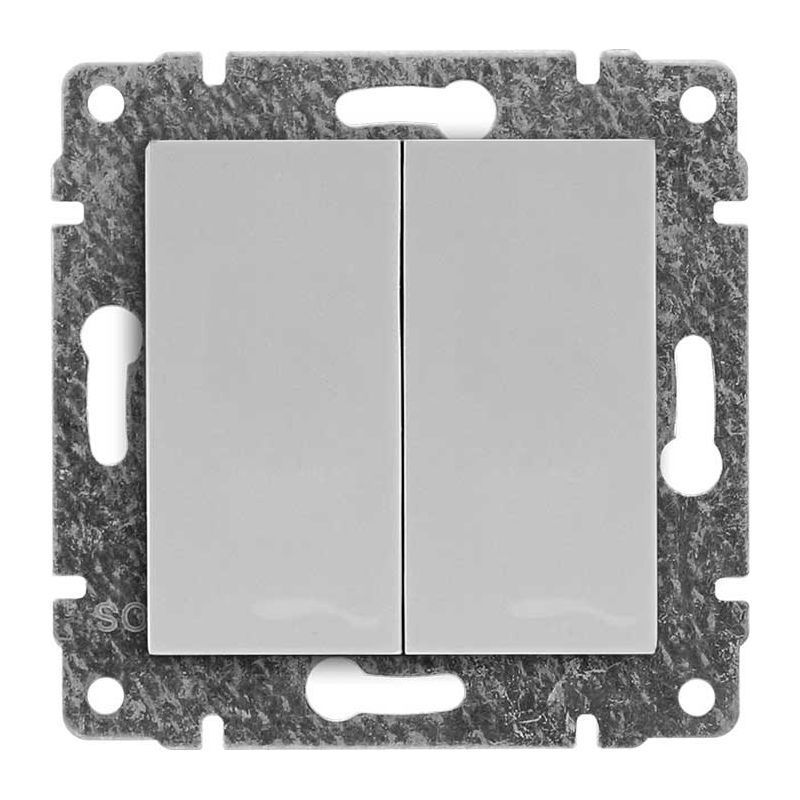 zaślepka VENA moduł.(2szt.22,5mmx45mm) biały do modu.45x45