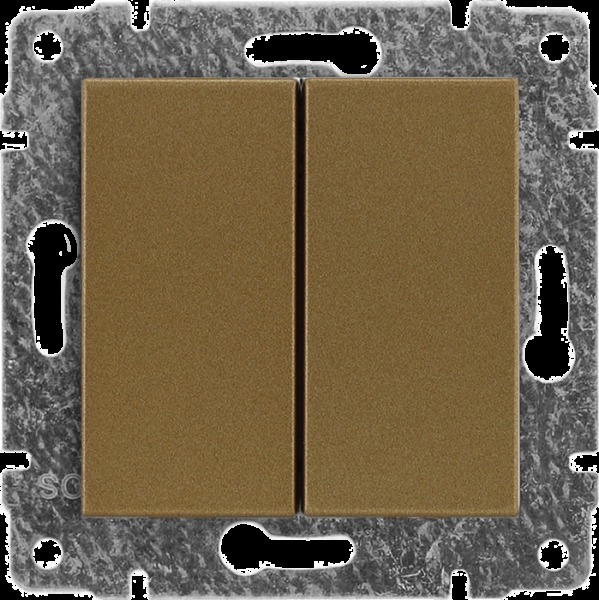 zaślepka VENA moduł.(2szt.22,5mmx45mm) patyna do modu.45x45