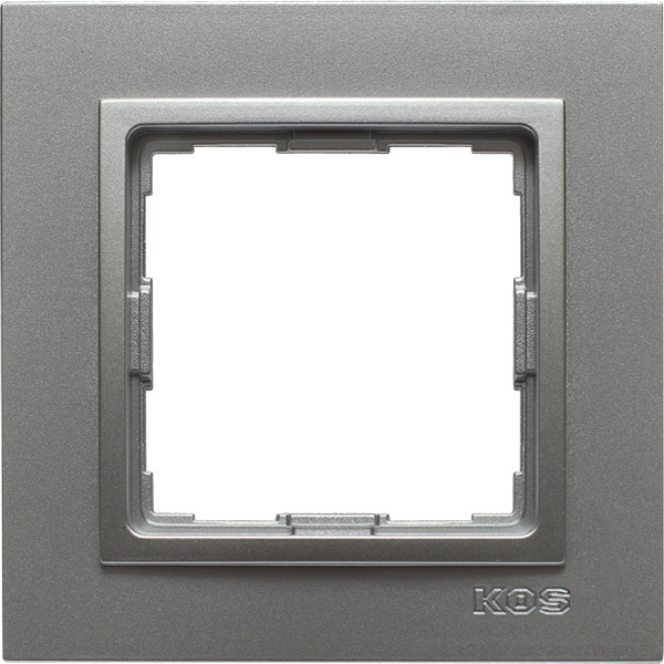 ramka VENA2 1-kr.aluminium