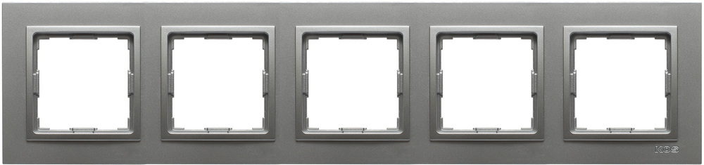ramka VENA2 5-kr.aluminium