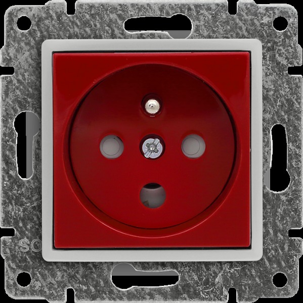 gniazdo VENA typu DATA z/u z kluczem uprawniajacym pow.antybakter.2P+Z, 16A, 250V
