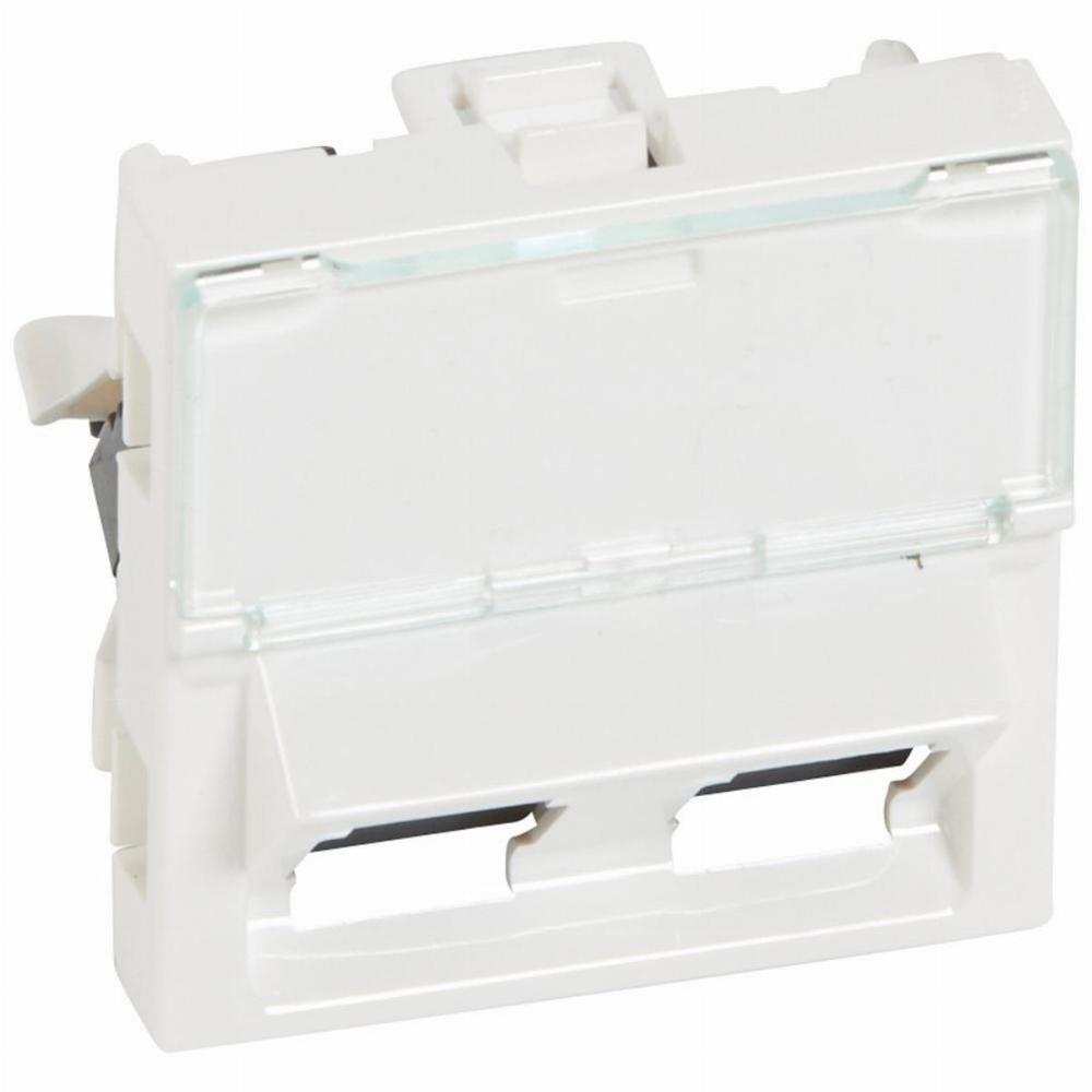 gniazdo M45:2M 2XRJ45 KAT5E UTP 45O