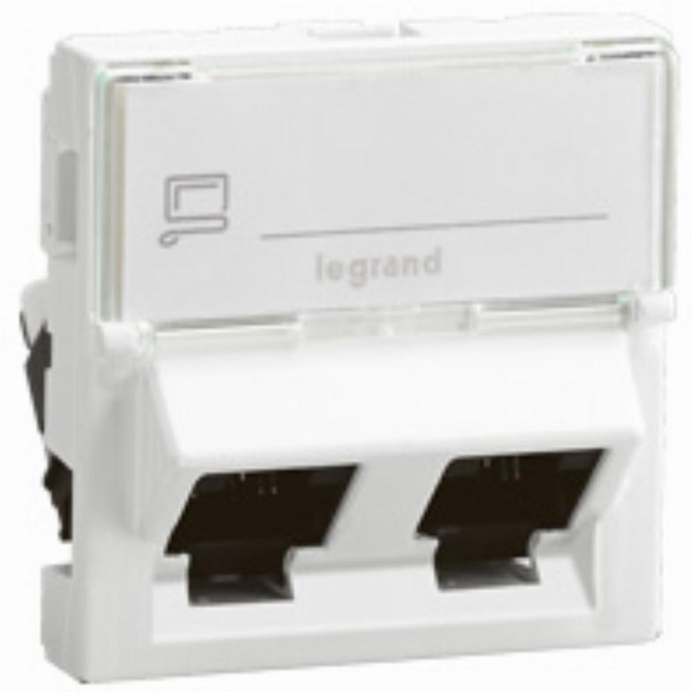 gniazdo M45 2xRJ45 kat.6 FTP 45O