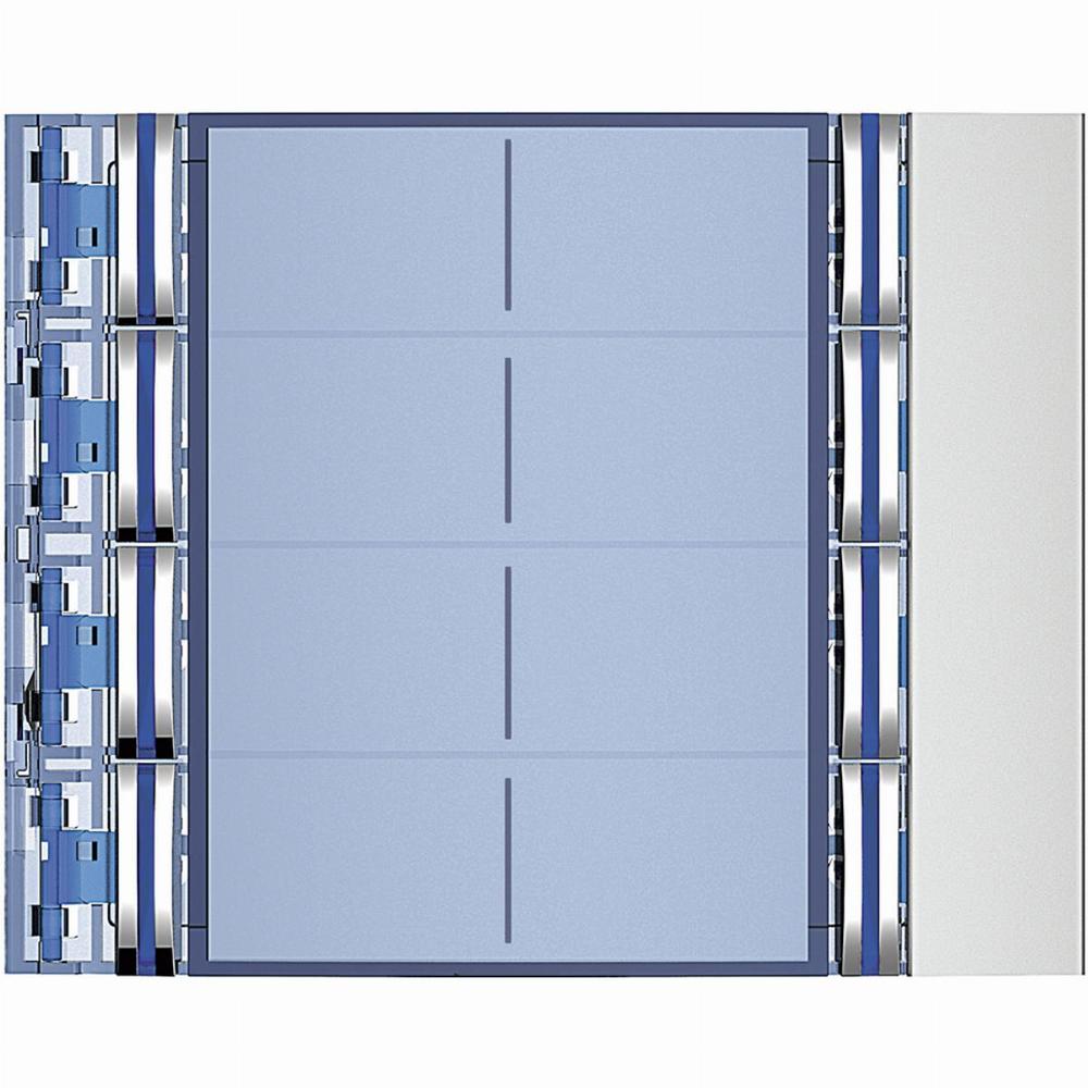 plakietka mod.SFERA 2x4P alu