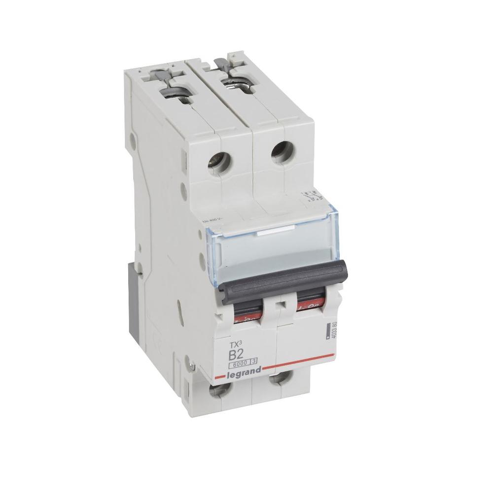 wyłącznik nadprądowy TX3 S302 B2 2P 2A 6000A 403380