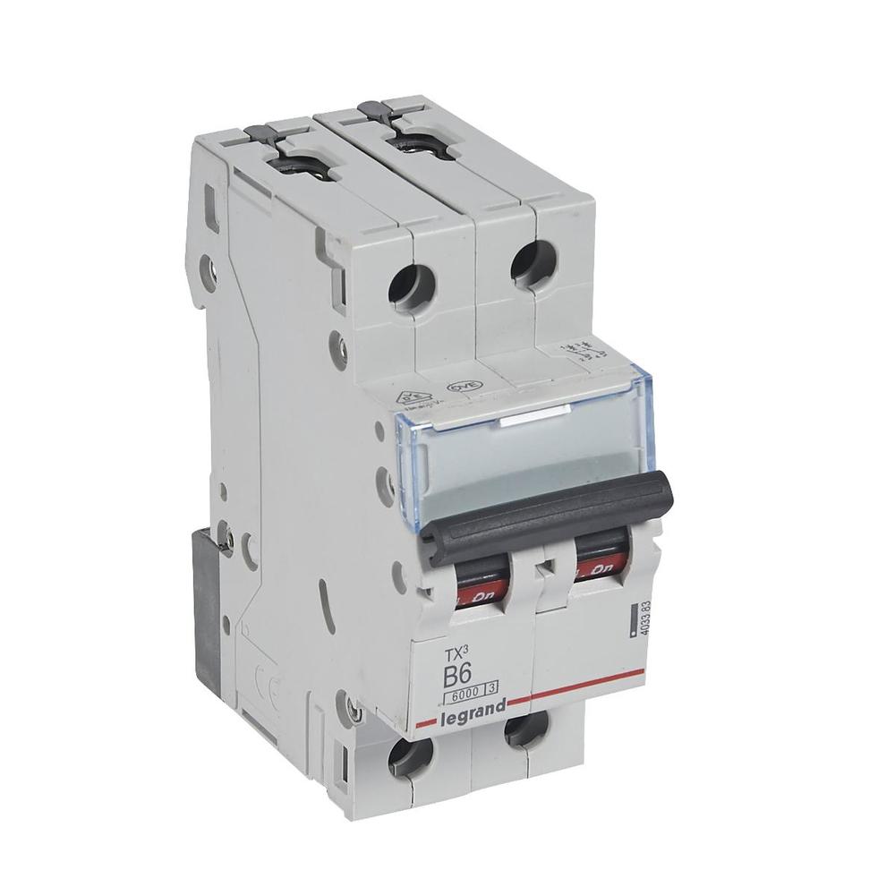 wyłącznik nadprądowy TX3 S-302 B 6A 2P 6000A