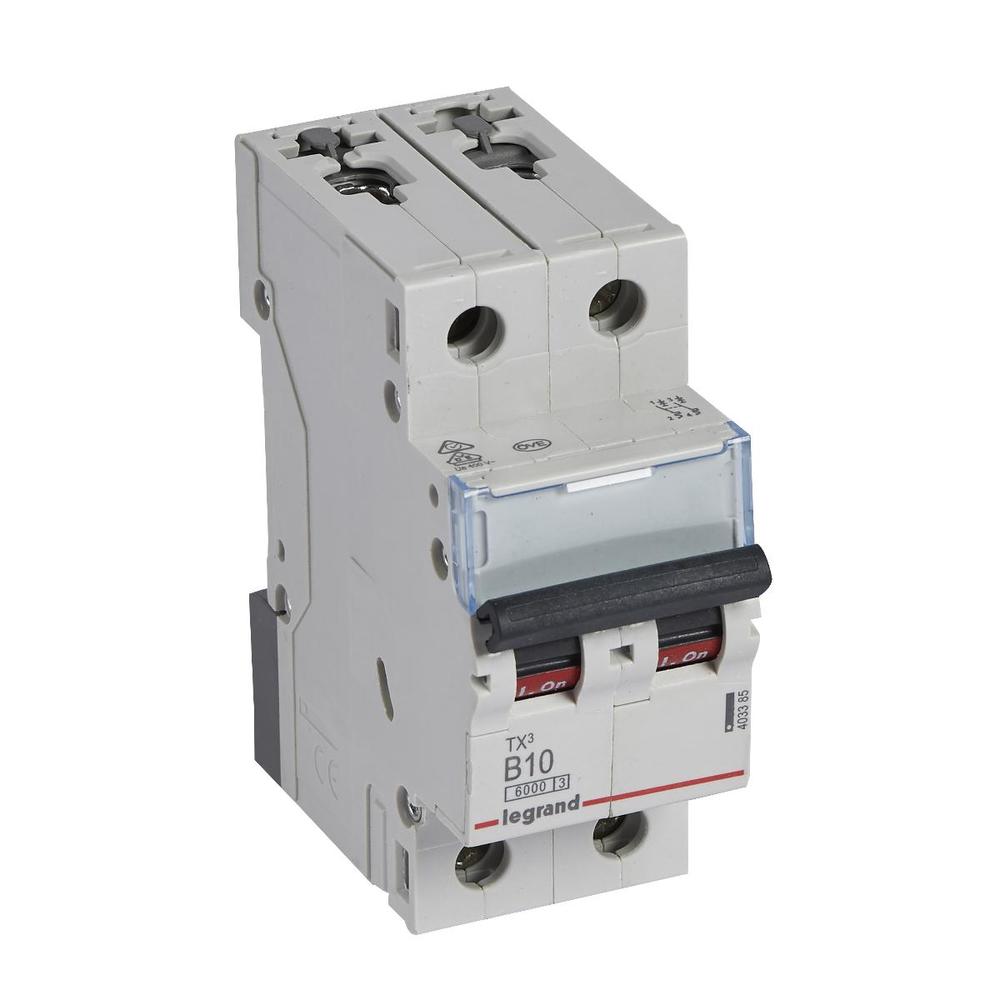 wyłącznik nadprądowy TX3 S-302 B10A 2P 6000A