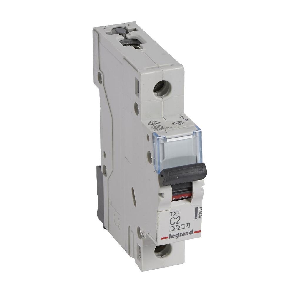 wyłącznik nadprądowy TX3 S-301 C 2A 1P