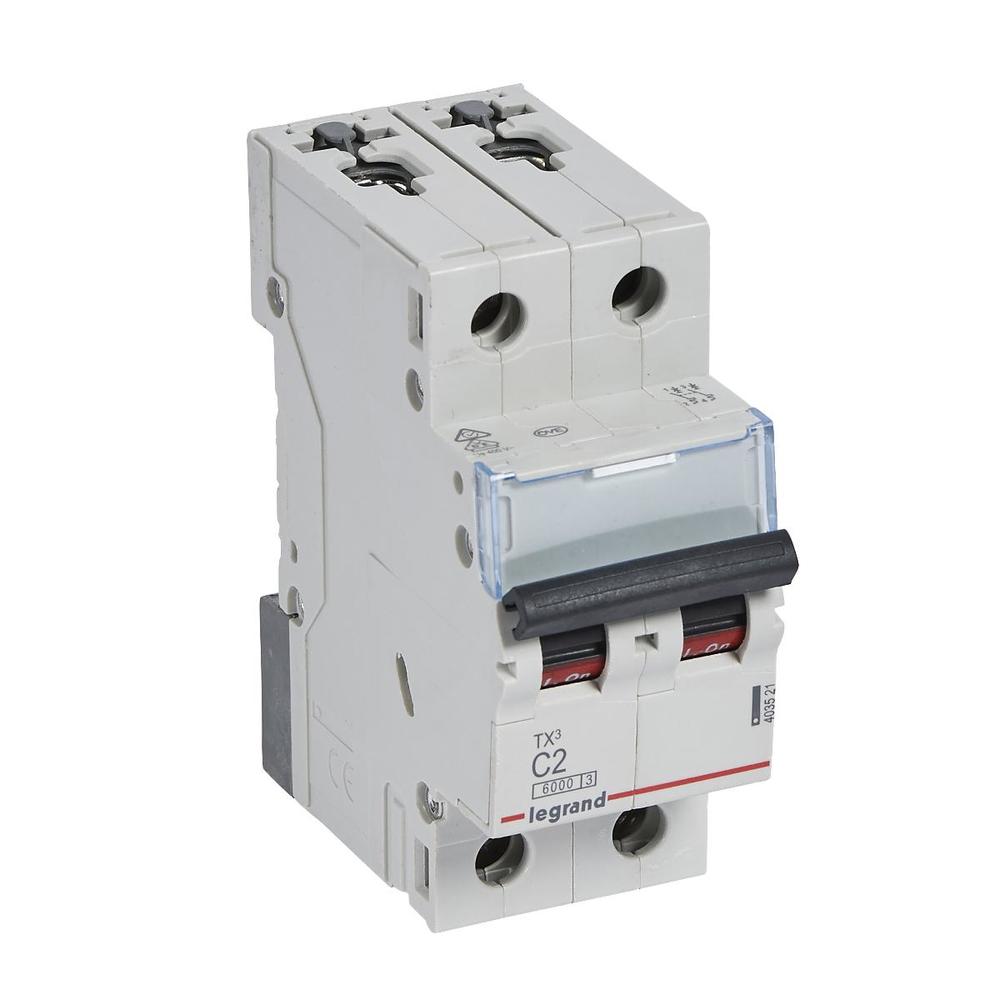 wyłącznik nadprądowy TX3 S-302 C 2A 2P 6000A 403521