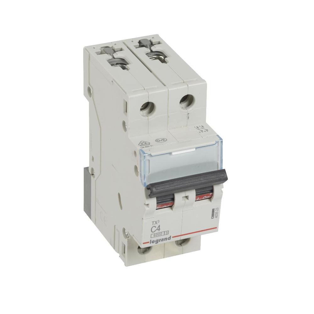 wyłącznik nadprądowy TX3 S-302 C 4A 2P 6000A 403523