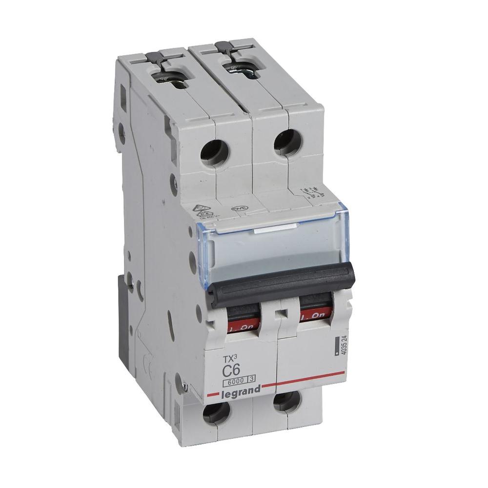 wyłącznik nadprądowy TX3 S-302 C6 2P 403524
