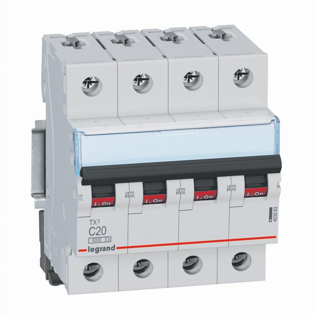 wyłącznik nadprądowy TX3 S-304 C20A 4P