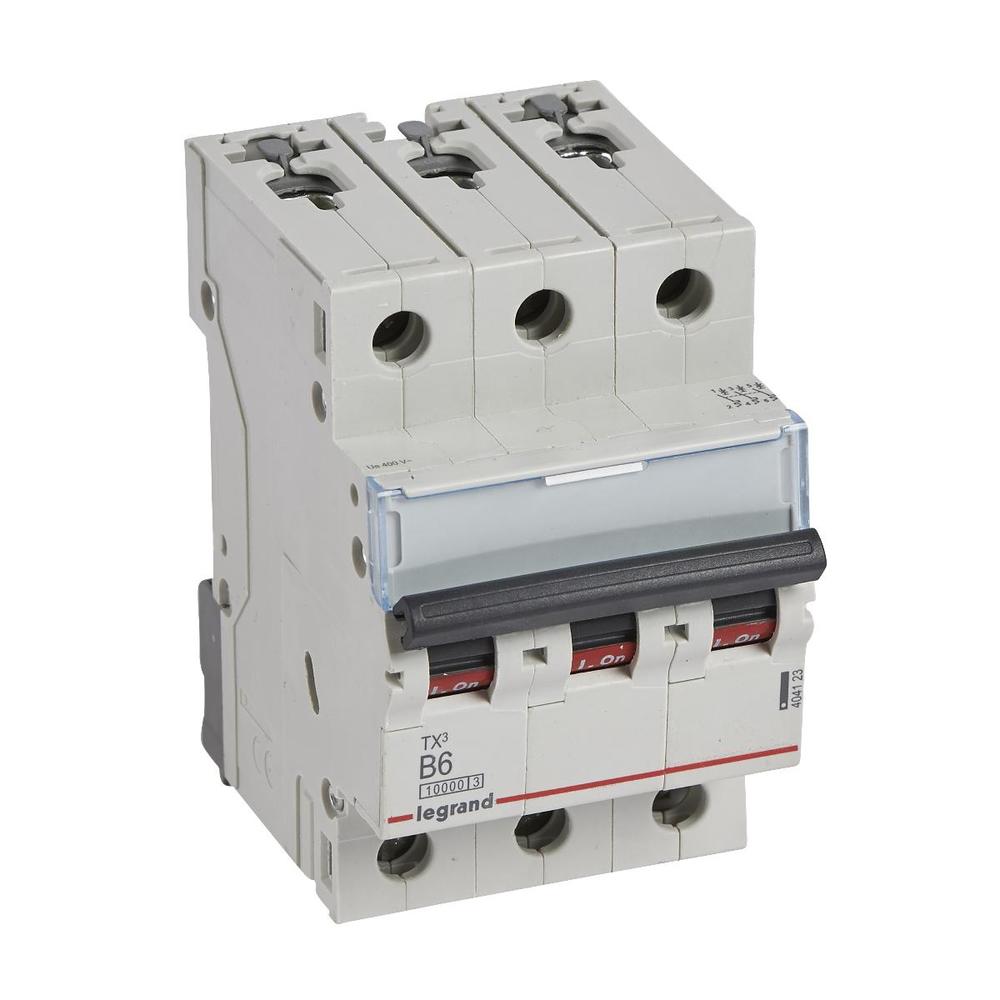wyłącznik nadprądowy TX3 S-313 B 6A 3P 10kA LEG-404123