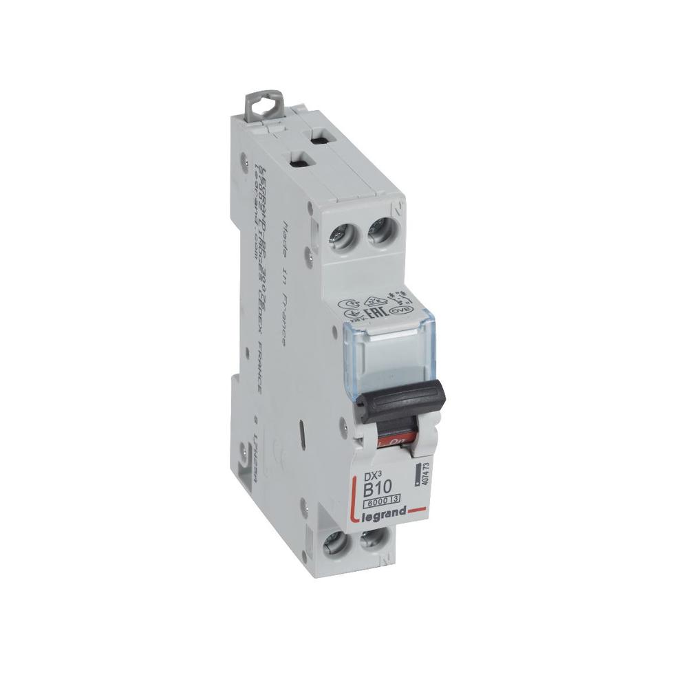 wyłącznik nadprądowy S-301N DX3 B10A 6000A 1P+N