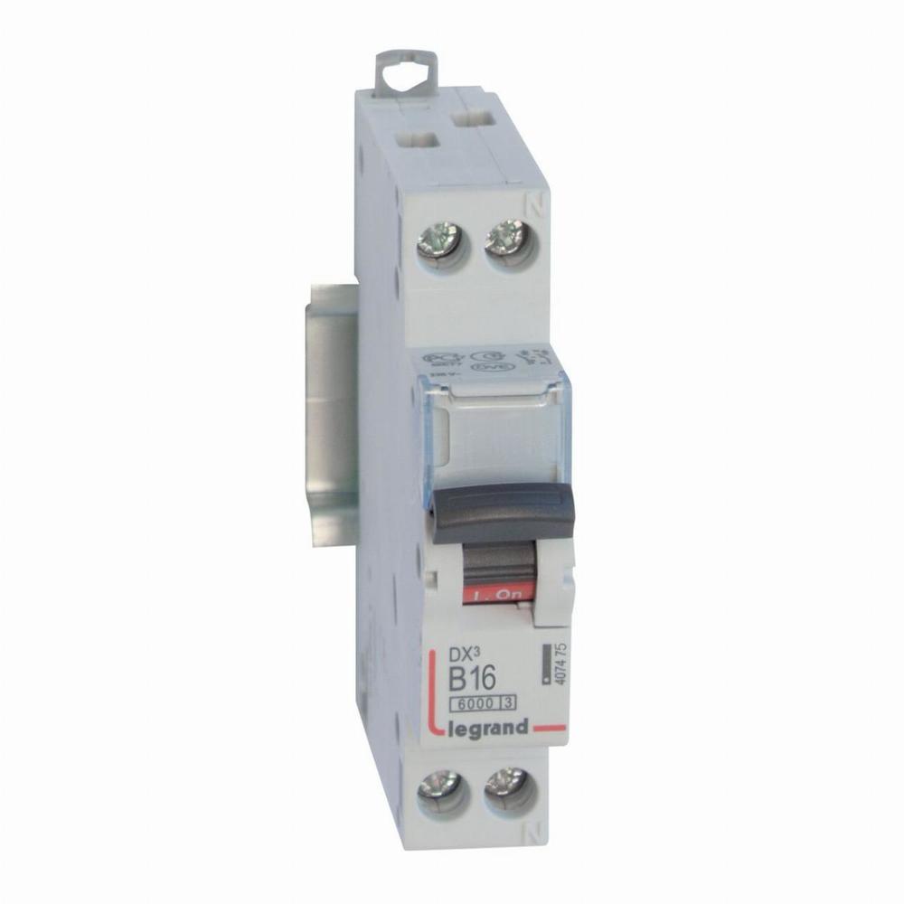 wyłącznik nadprądowy S-301N DX3 B16A 6000A 1P+N