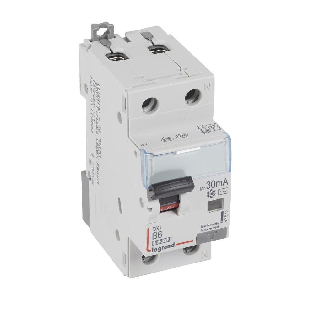 wyłącznik różnicowo nadprądowy P 312 B 6/ 30mA AC DX3