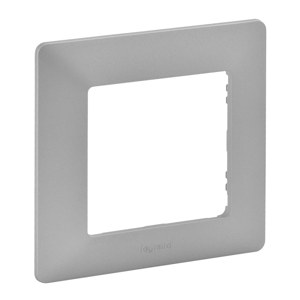 ramka VALENA LIFE 1-kr. aluminium