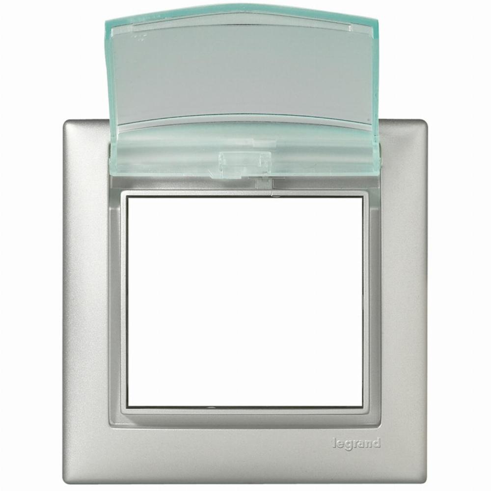 ramka VALENA 1-kr IP44 aluminium