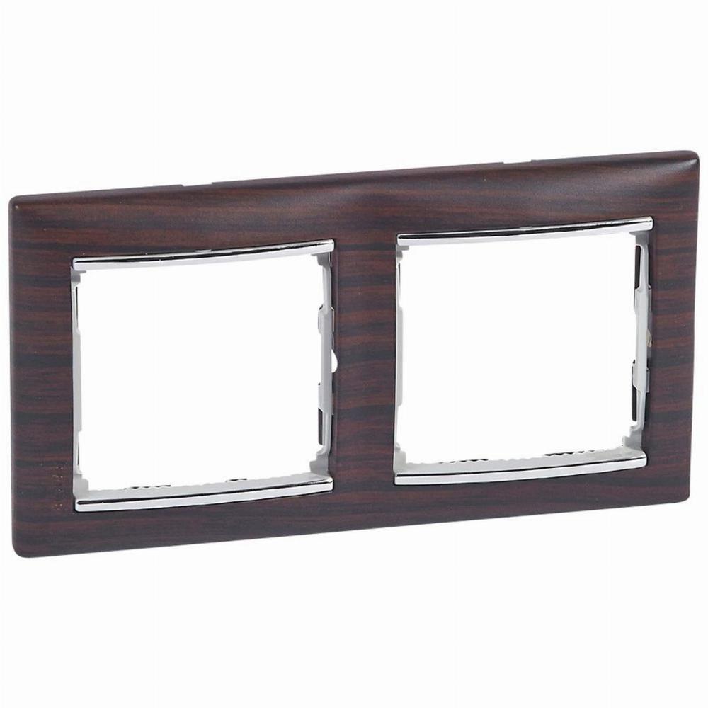 ramka VALENA 2-kr.wenge/srebro