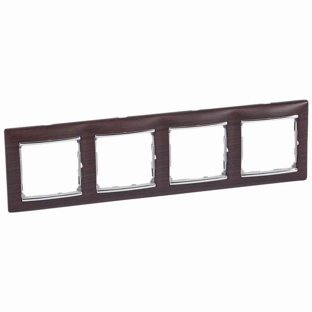 ramka VALENA 4-kr.wenge/srebro