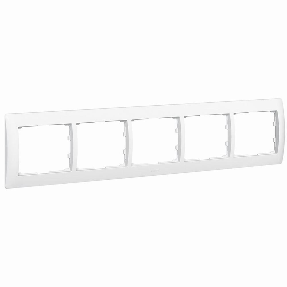 ramka LIFE 5-kr.poziom arctic
