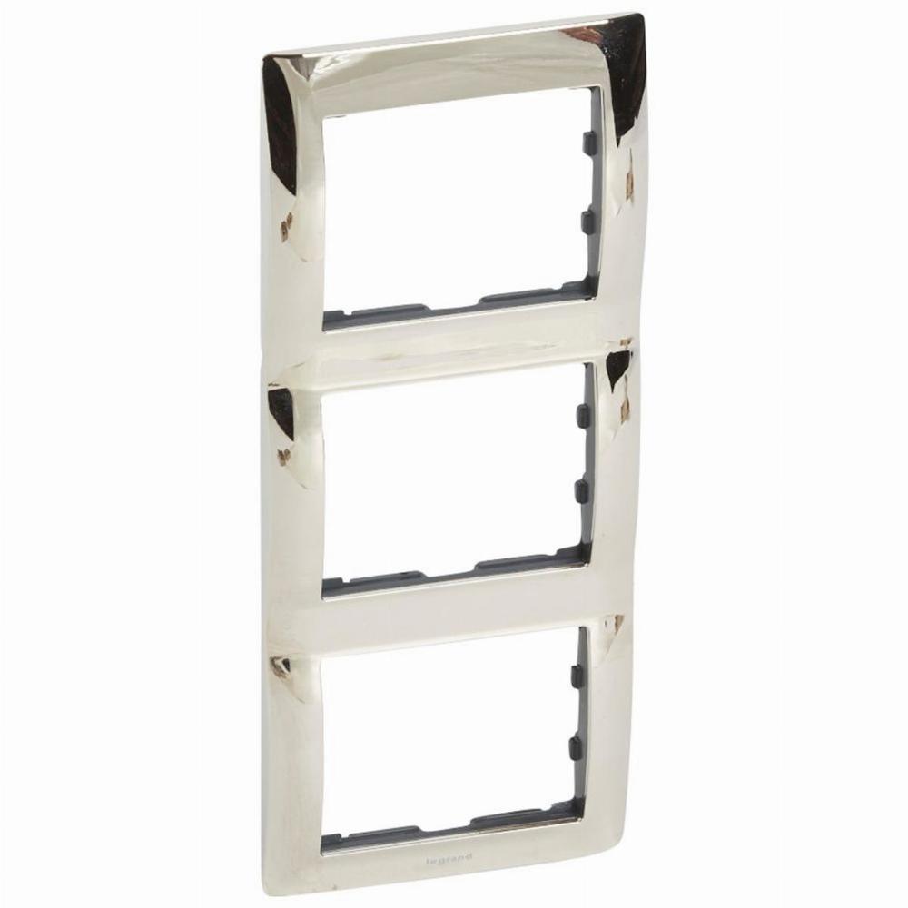 ramka LIFE 3-kr.pion chrome