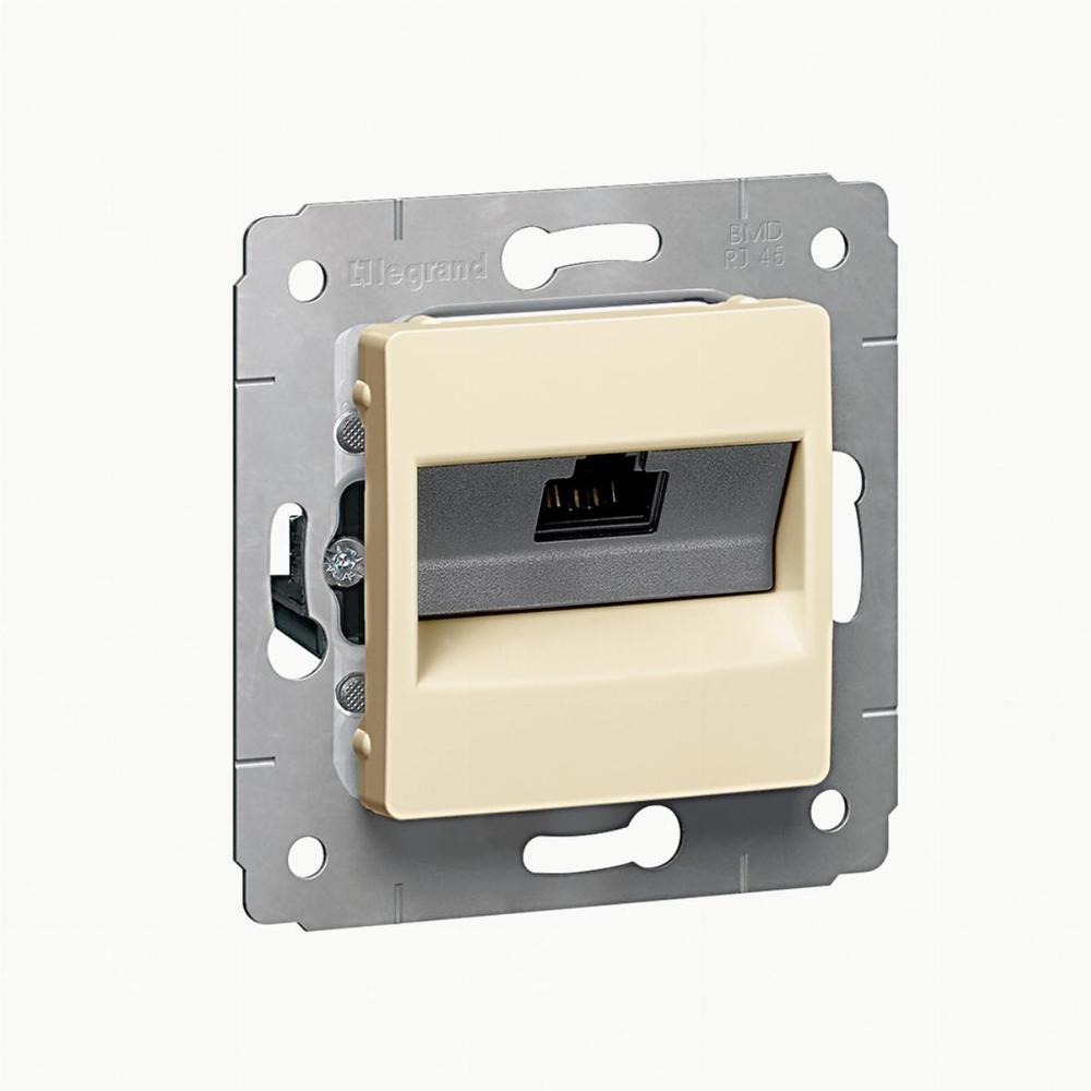 gniazdo CARIVA komputerowe pojedyncze RJ45 UTP krem