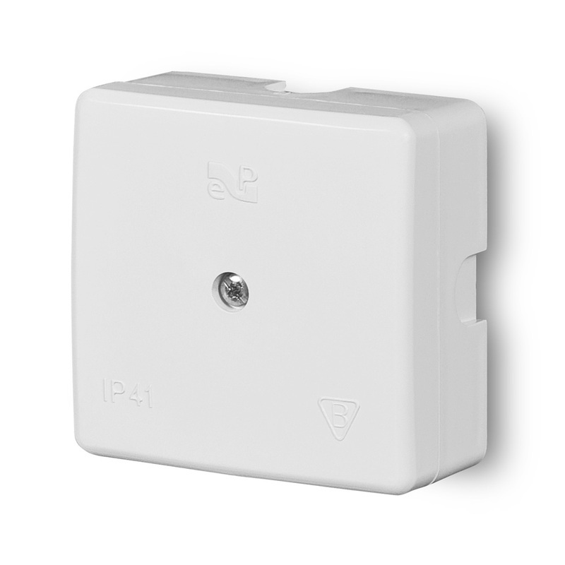 Puszka natynkowa 60x60x30 IP 41 - kolor biały