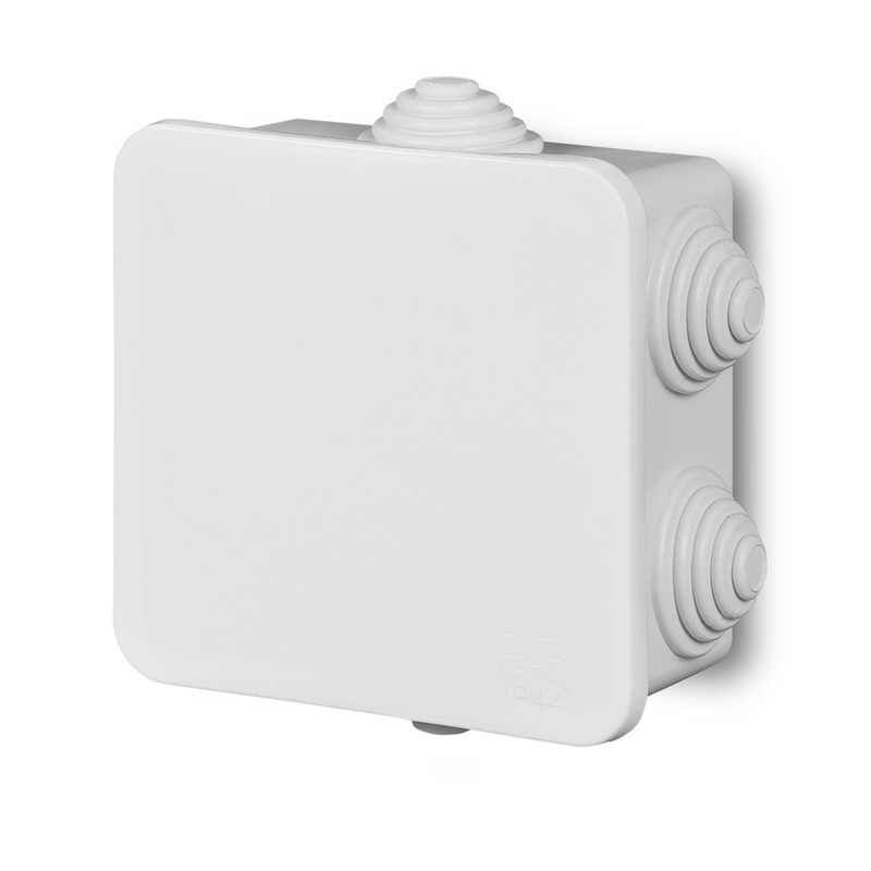 FAST-BOX F6 puszka natynkowa 76x76x40 IP55 - kolor biały