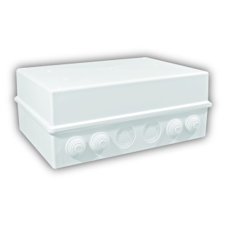 PK-9 puszka natynkowa 303x214x123 8 dławic IP 55 - kolor szary