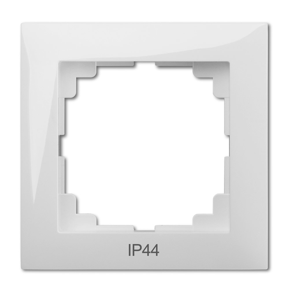 SENTIA ramka pojedyncza IP 44 - kolor biały