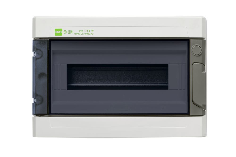 EP-LUX PLUS rozdzielnica 1x12 PE+N natynkowa PV 1500V DC 1000V AC IP 65 - kolor dymny