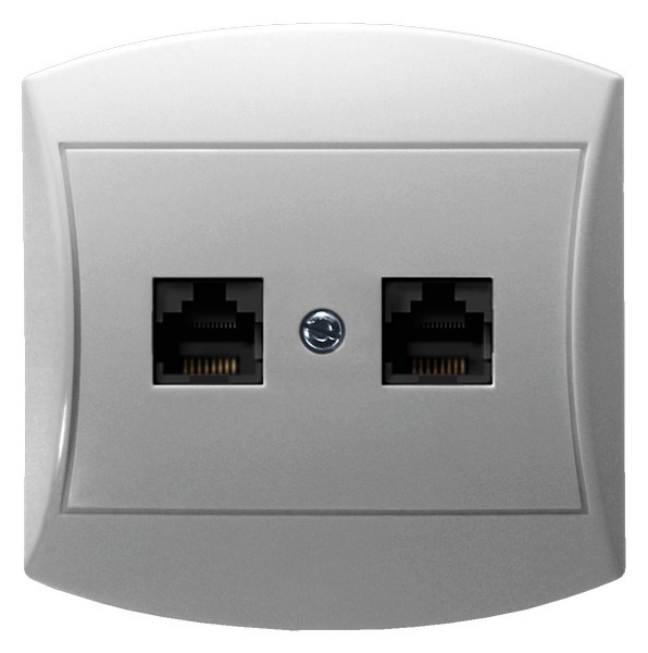 gniazdo TOP komputerowe podwójne GPK-2T/K/00 893