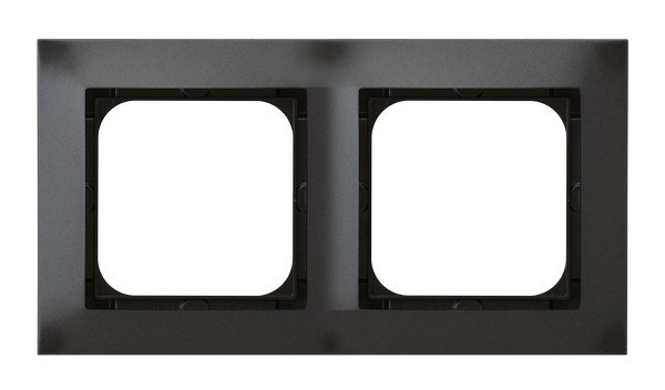 ramka IMPRESJA 2-kr. antracyt R-2Y/50