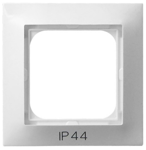 ramka IMPRESJA 1-kr.biały IP44 RH-1Y 00 1045