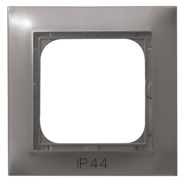 ramka IMPRESJA 1-kr. tytan IP44 RH-1Y/23