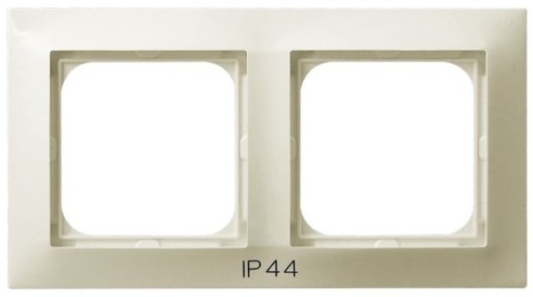 ramka IMPRESJA 2-kr. krem IP44 RH-2Y/27 1047