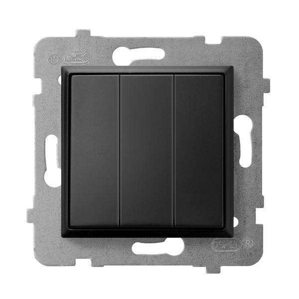 łącznik ARIA potrójny b/r czarny metalik LP-13U/m/33