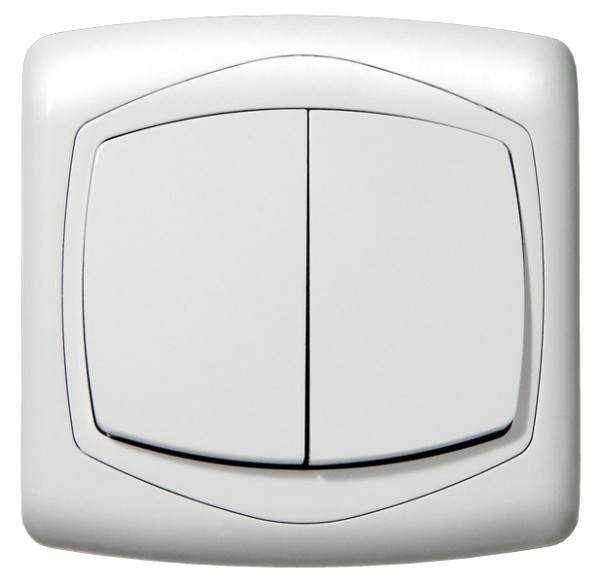 łącznik TON schodowy podwójny b/r LP-10C/m/00