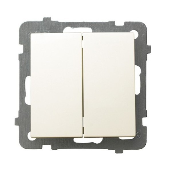 łącznik AS schodowy podwójny b/r kremowy LP-10G/m/27