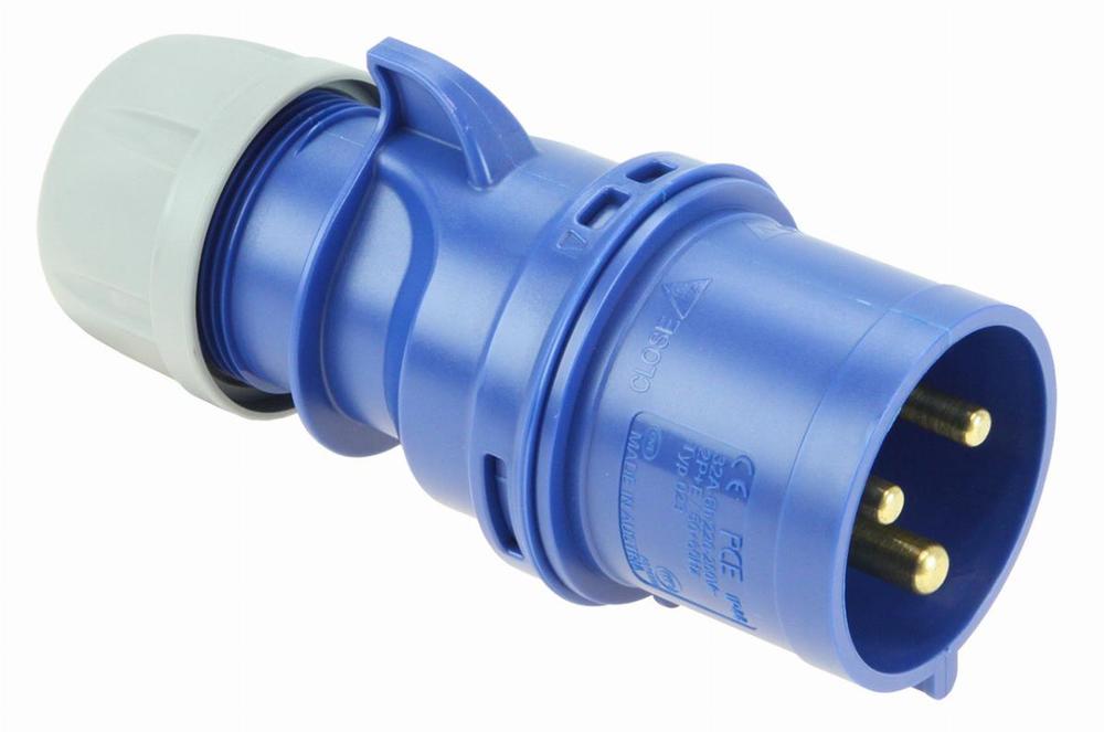wtyczka przenos.SHARK 32A/3P 230V 2P+Z IP44