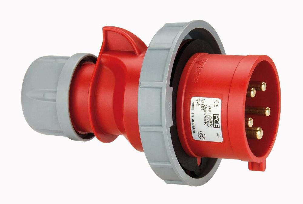 wtyczka siłowa przenośna 32A/5P 400V 3P+Z+N IP67 SHARK