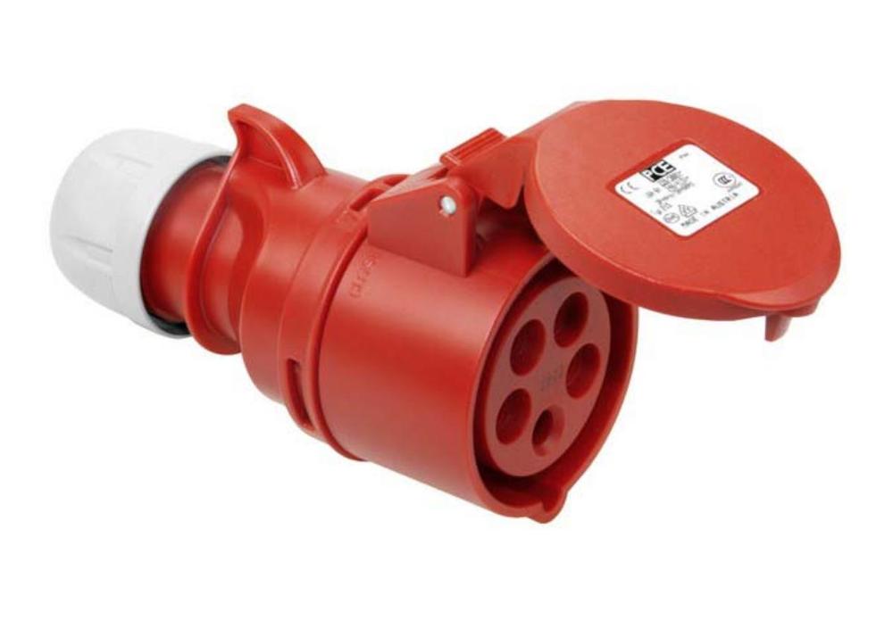gniazdo siłowe przenośne 32A/5P 400V 3P+Z+N IP44 SHARK