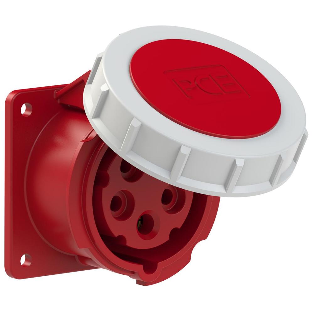 gniazdo siłowe tablicowe proste 16A/5P 400V POWER TWIST 75x75mm IP67