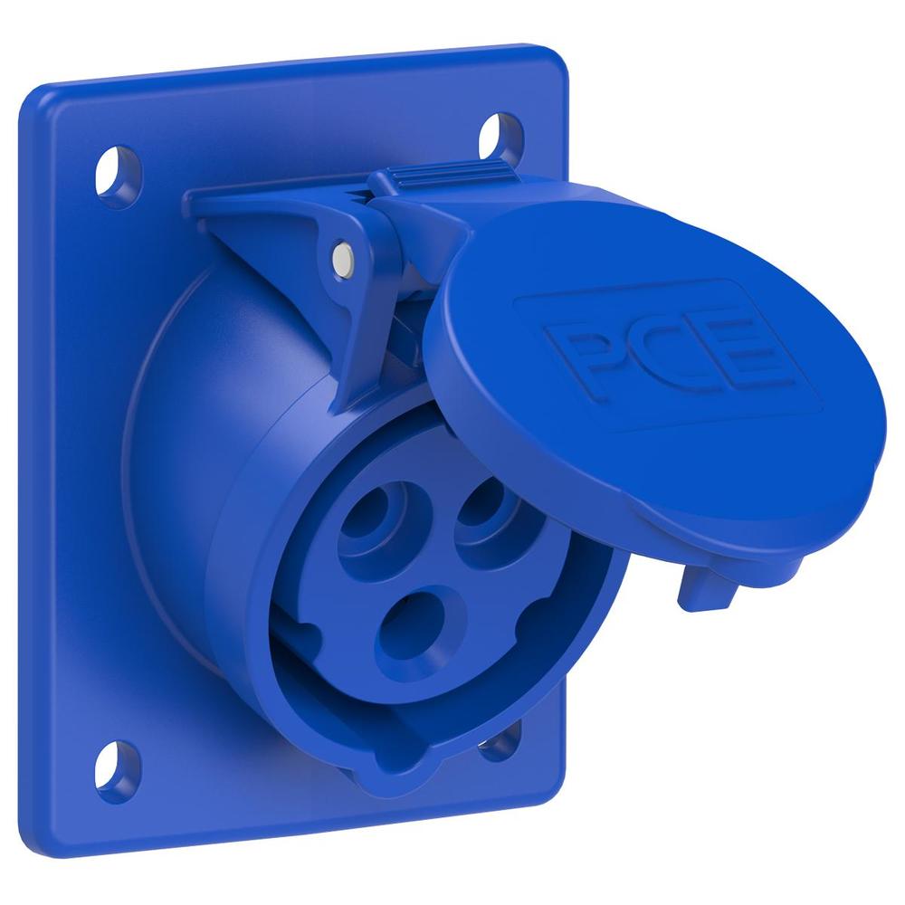 gniazdo tablicowe skośne TWIST 16A/3P 230V 2P+Z 70x85mm IP44/54
