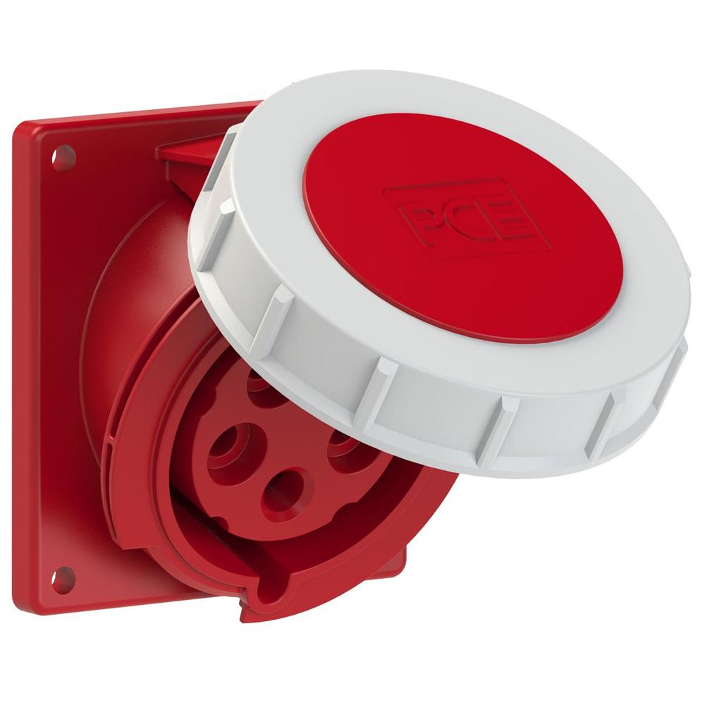 gniazdo siłowe tablicowe skośne 32A/5P 400V POWER TWIST 80x97mm IP67